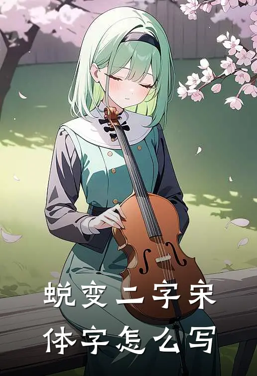 蜕变二字宋体字怎么写